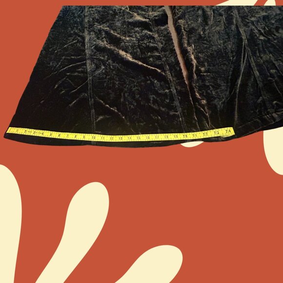 Free People Brown Velvet Wide-Leg Capris, Size 30 - Picture 4 of 9